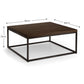 Brooklyn Square Coffee Table - Dark Oak