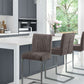 Set Of 2 Brooklyn Barstools - Charcoal Grey