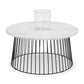 Broadway Round Coffee Table - White Marble