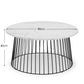 Broadway Round Coffee Table - White Marble