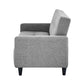 Alfie 3 Seater Grey Linen Storage Sofabed