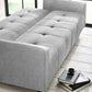 Alfie 3 Seater Grey Linen Storage Sofabed