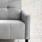 Alfie 3 Seater Grey Linen Storage Sofabed