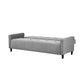 Alfie 3 Seater Grey Linen Storage Sofabed