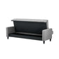 Alfie 3 Seater Grey Linen Storage Sofabed