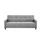 Alfie 3 Seater Grey Linen Storage Sofabed