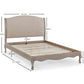 Camille 150cm King Bed