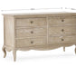 Camille 6 Drawer Wide Chest
