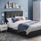 Alicia 2 Drawer Bedside - White