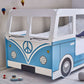 Campervan Bed - Light Blue