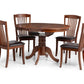 Canterbury Round To Oval Extending Table - Mahogany