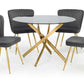 Set Of 2 Cannes Dining Chairs - Grey