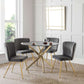 Set Of 2 Cannes Dining Chairs - Grey