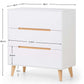 Alicia 3 Drawer Chest - White