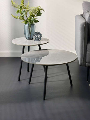 Casper Set of Side Tables Grey
