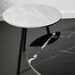 Casper Set of Side Tables Grey and Black