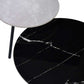 Casper Set of Side Tables Grey and Black