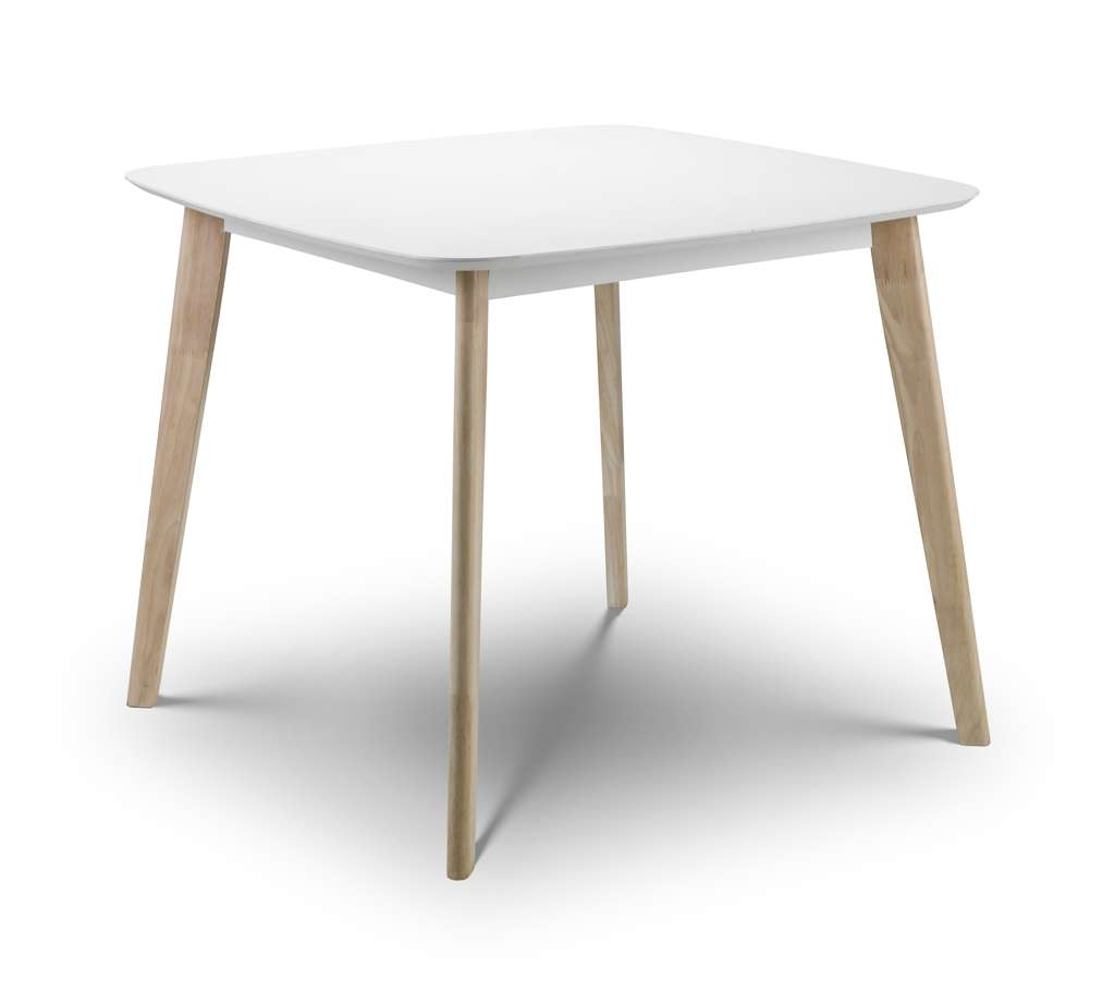 Casa Square Dining Table White/Oak