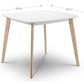 Casa Square Dining Table White/Oak