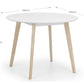 Casa Round Dining Table White/Oak