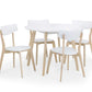 Casa Round Dining Table White/Oak