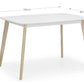 Casa Rectangular Dining Table White/Oak