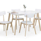 Casa Rectangular Dining Table White/Oak