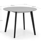 Casa Round Dining Table - Grey/Black