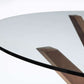 Chelsea 120cm Round Glass Table