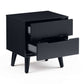 Alicia 2 Drawer Bedside - Anthracite