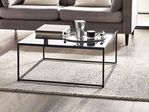 Chicago Square Coffee Table Smoked Glass