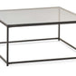 Chicago Square Coffee Table Smoked Glass