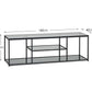 Chicago Tv Unit Smoked Glass