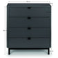 Chloe Storm Grey 4 Drawer Chest