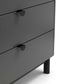 Chloe Storm Grey 4 Drawer Chest