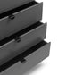 Chloe Storm Grey 6 Drawer Wide Chest