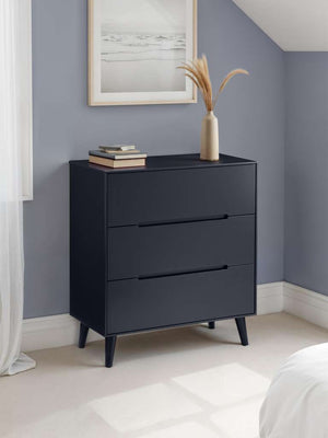 Alicia 3 Drawer Chest - Anthracite
