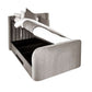 Clara Ottoman TV Bed 135cm - Light Grey