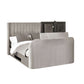 Clara Ottoman TV Bed 135cm - Light Grey