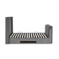 Clara Ottoman TV Bed 150cm - Dark Grey