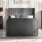 Clara Ottoman TV Bed 150cm - Dark Grey