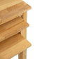 Cleo Nest Of Tables - Natural Oak Finish
