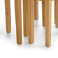 Cleo Nest Of Tables - Natural Oak Finish