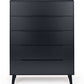 Alicia 5 Drawer Chest - Anthracite