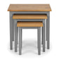 Cleo Nest Of Tables 2 Tone Grey & Oak