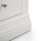 Clermont 2 Drawer Bedside - Surf White