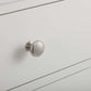 Clermont 2 Drawer Bedside - Surf White