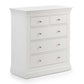Clermont 3+2 Drawer Chest - Surf White