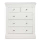 Clermont 3+2 Drawer Chest - Surf White