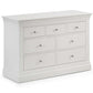 Clermont 4+3 Drawer Chest - Surf White